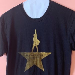 Hamilton on Broadway logo tee shirt